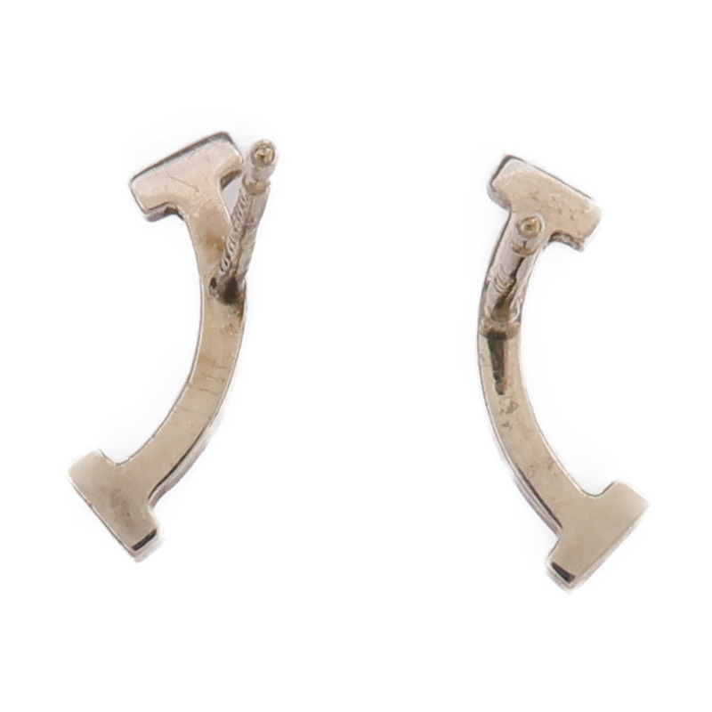 TIFFANY&CO 925純銀T Smile Earrings耳環-2