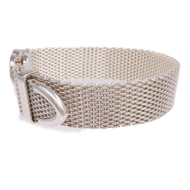 TIFFANY＆CO 925純銀Hearbuckle Mesh Bracelet手鐲-1