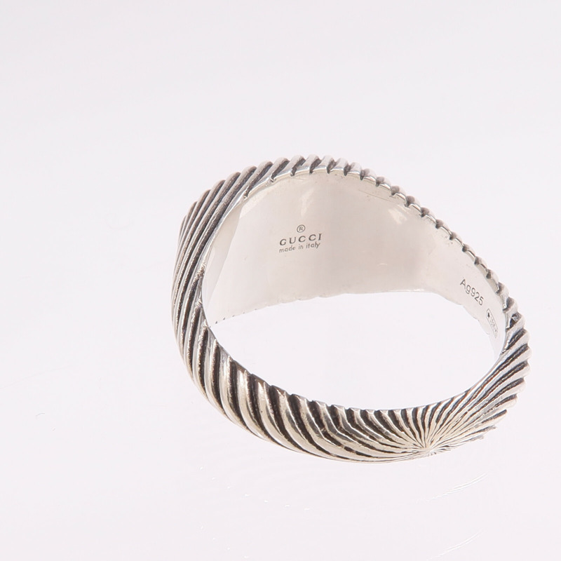 GUCCI 925純銀Ring戒指Gucci#9/US#5-4