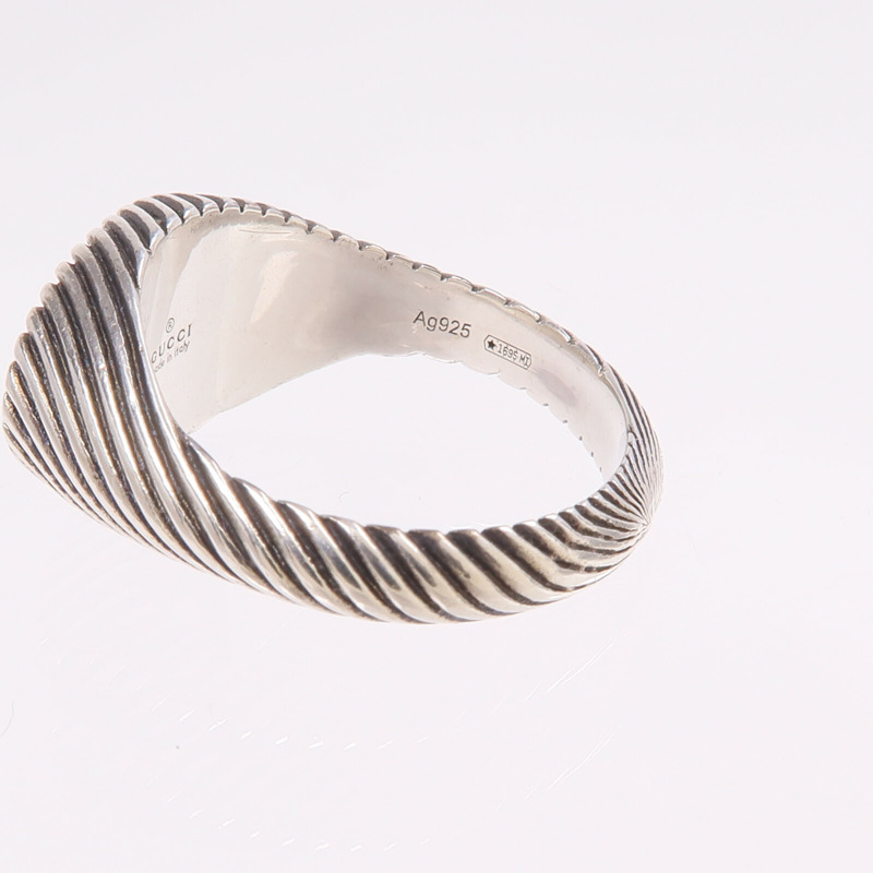 GUCCI 925純銀Ring戒指Gucci#9/US#5-5