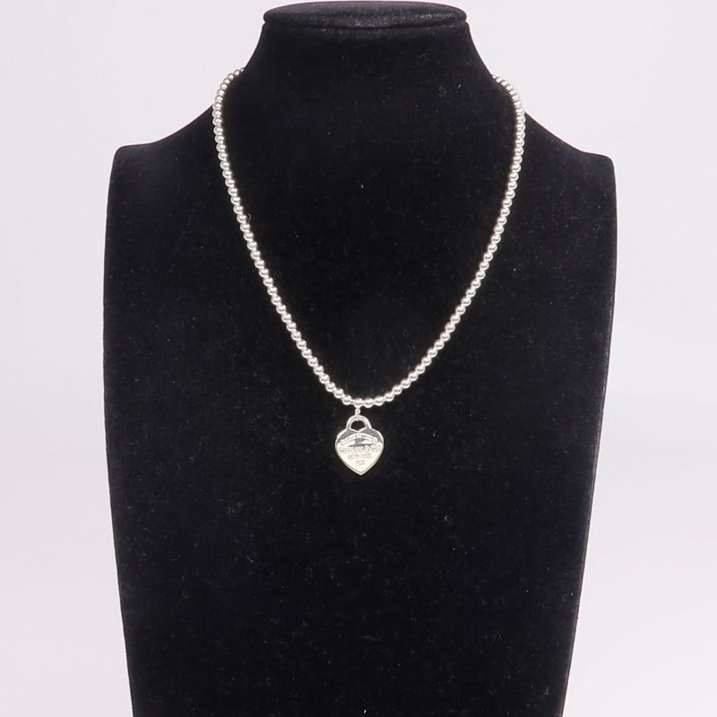 TIFFANY&CO 925純銀Necklace項鍊-8