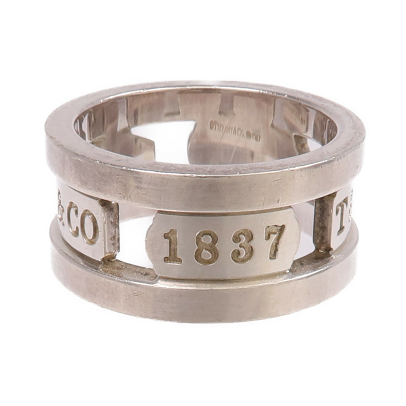 TIFFANY＆CO 925純銀1837 Ring戒指US#5.5-2