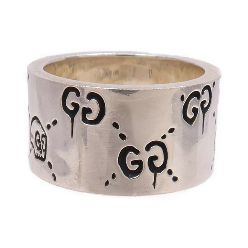GUCCI 925純銀Ghost Ring戒指US#7.5-2