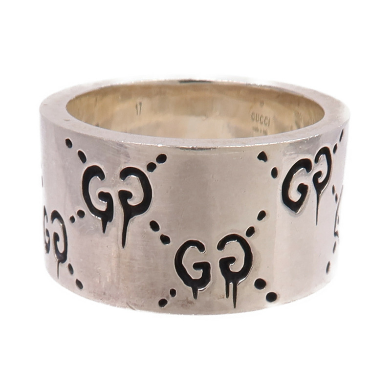 GUCCI 925純銀Ghost Ring戒指US#7.5-3