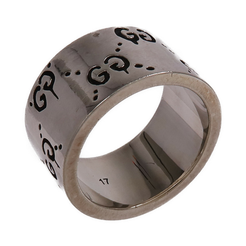 GUCCI 925純銀Ghost Ring戒指US#7.5-7