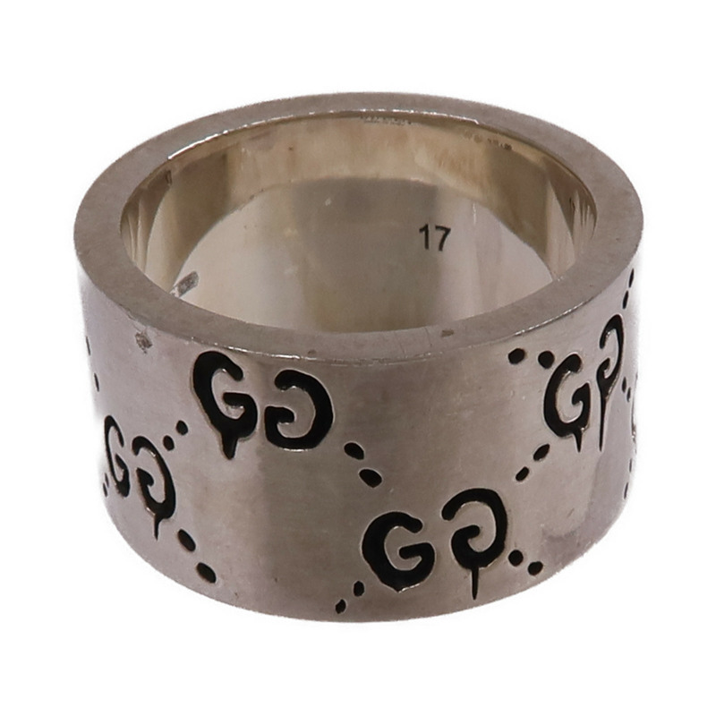 GUCCI 925純銀Ghost Ring戒指US#7.5-8