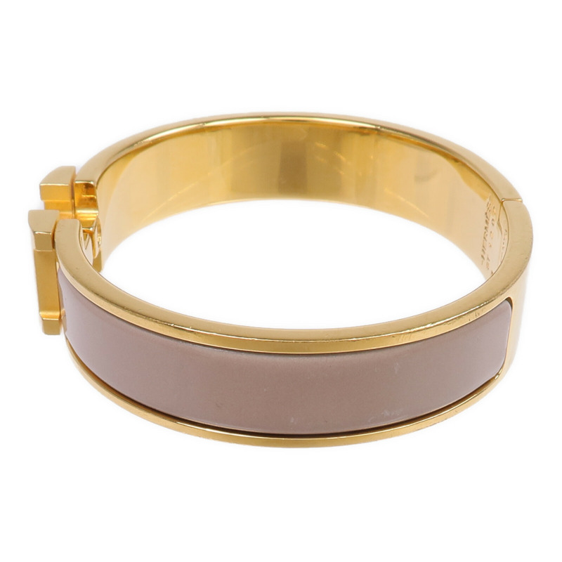 HERMES 金屬/琺瑯Clic H手鐲-1