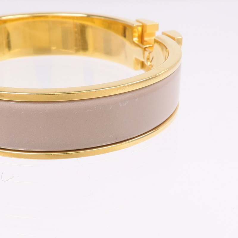 HERMES 金屬/琺瑯Clic H手鐲-8