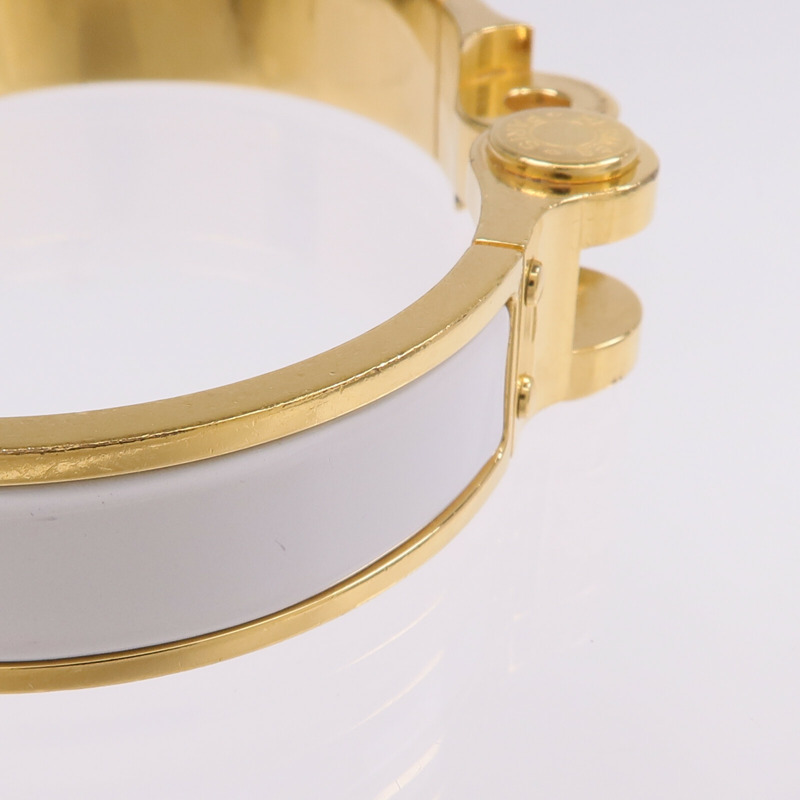 HERMES 金屬/琺瑯Charniere Bracelet手鐲-9