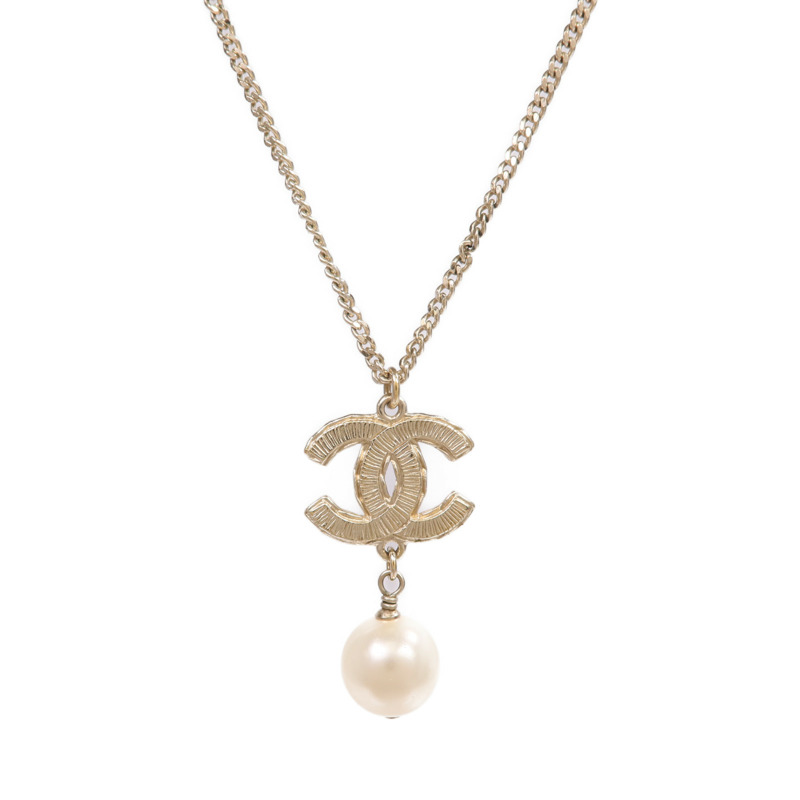CHANEL 金屬Necklace項鍊-1