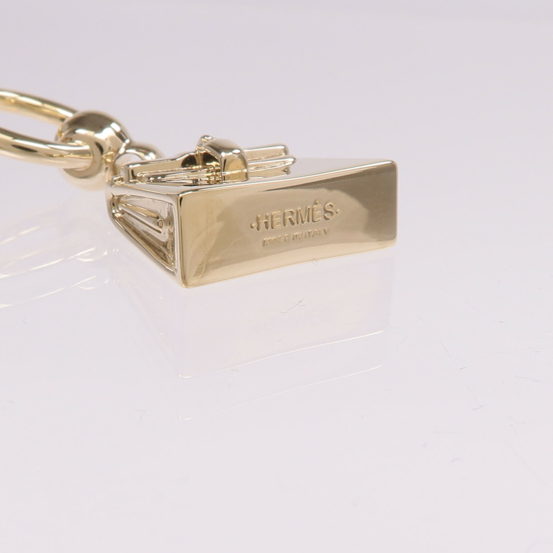 HERMES 金屬Mini Kelly Twilly Ring絲巾扣-5