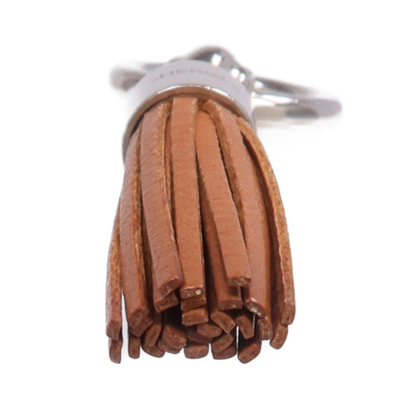 HERMES Swift皮革Charm銀扣掛飾-2