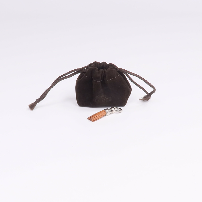 HERMES Swift皮革Charm銀扣掛飾-6