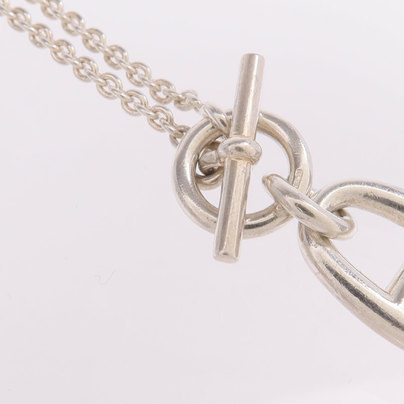 HERMES 925純銀Chaine d'ancre Pendant項鍊-4