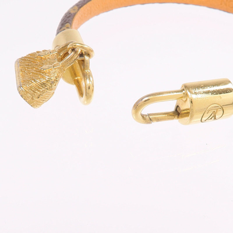 LOUIS VUITTON Monogram Alma Bracelet金扣手帶-5