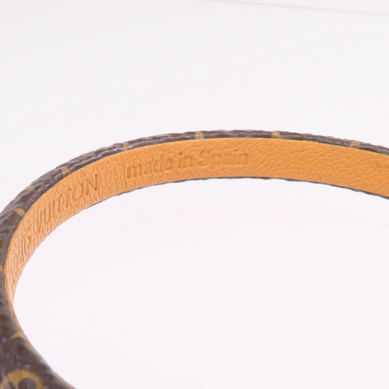 LOUIS VUITTON Monogram Alma Bracelet金扣手帶-8
