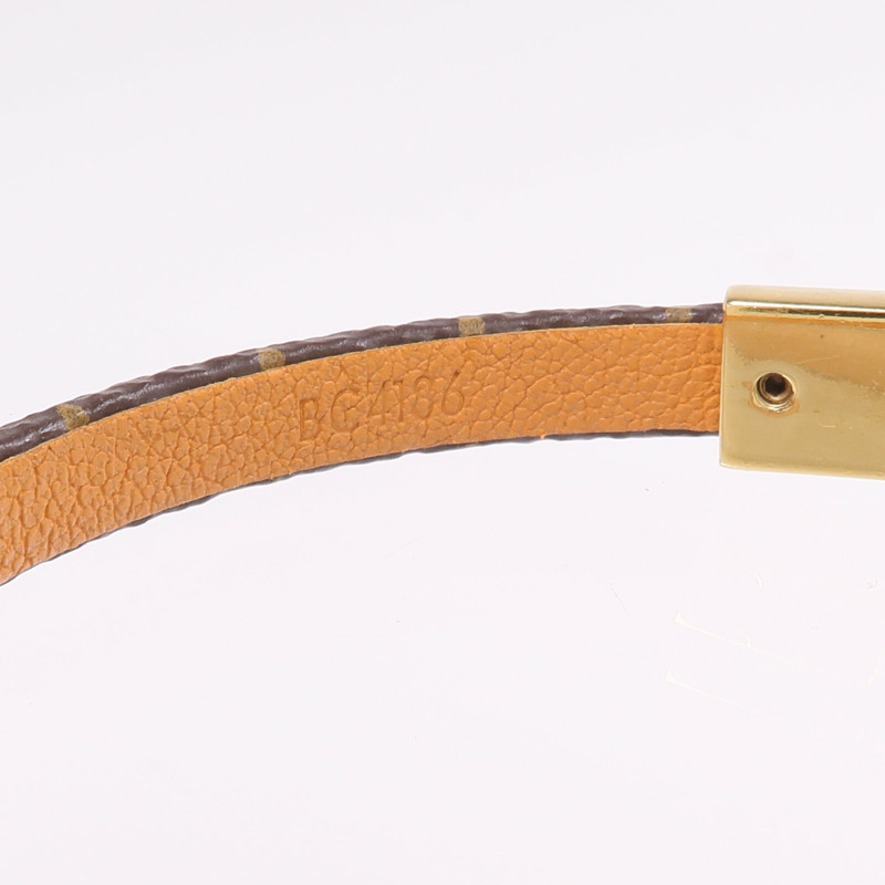 LOUIS VUITTON Monogram Alma Bracelet金扣手帶-9