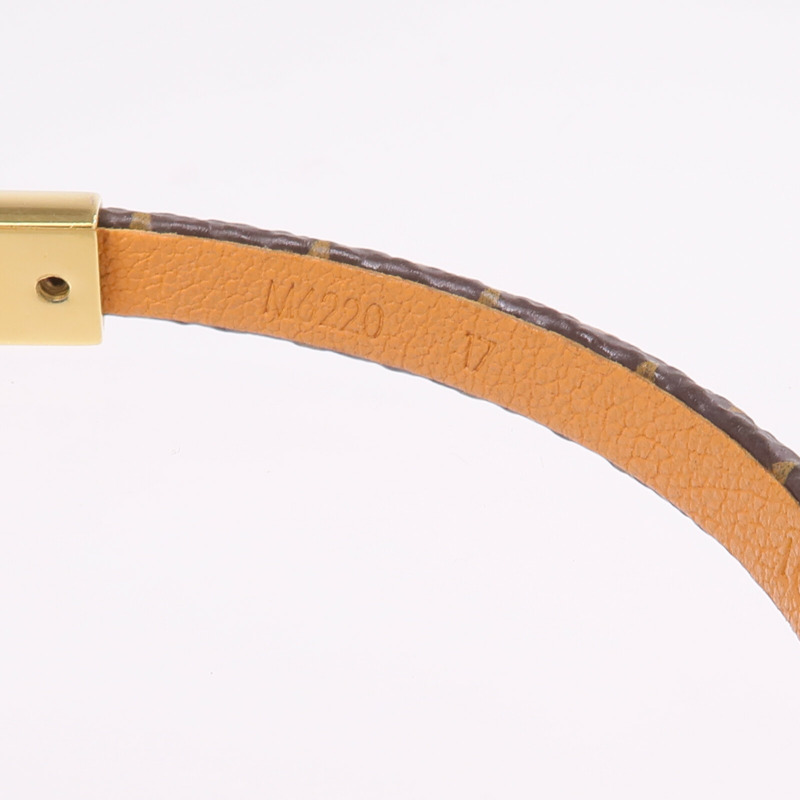 LOUIS VUITTON Monogram Alma Bracelet金扣手帶-10