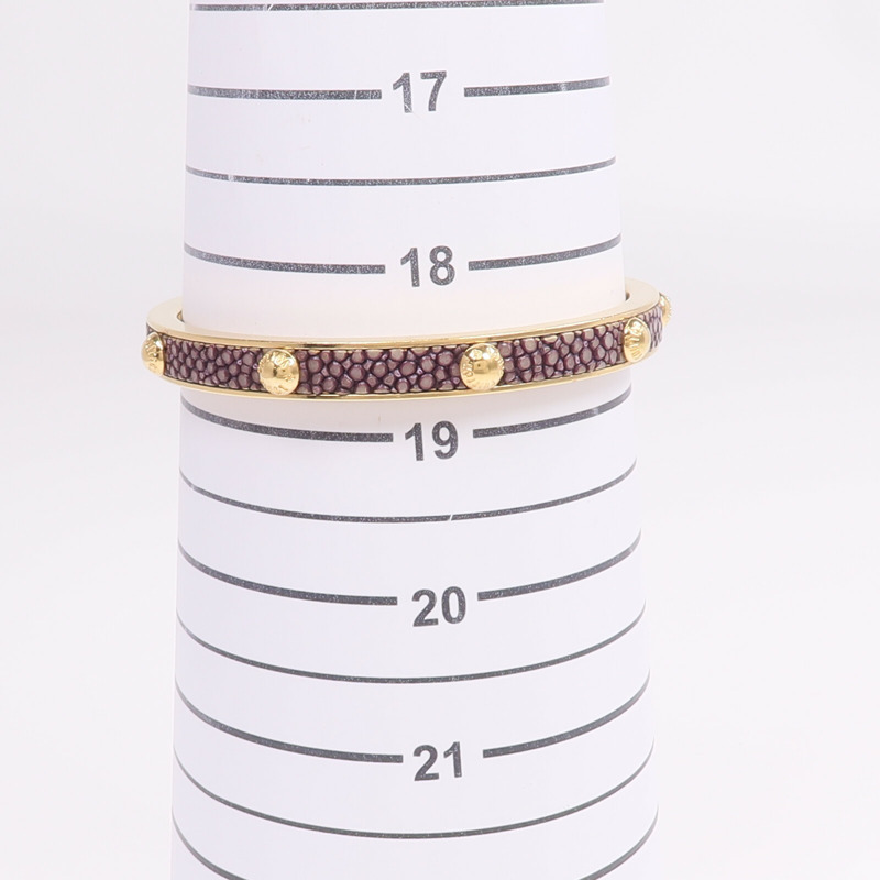 LOUIS VUITTON 金屬/魔鬼魚Gimme Crew Bangle/Bracelet手鐲-10