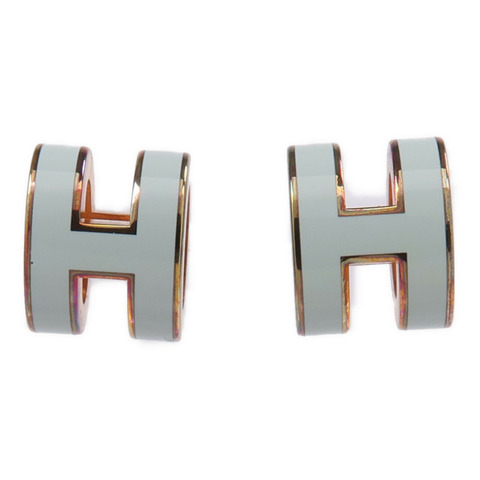 HERMES 金屬Mini Pop H耳環