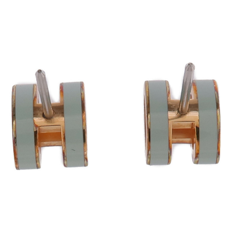 HERMES 金屬Mini Pop H耳環-2