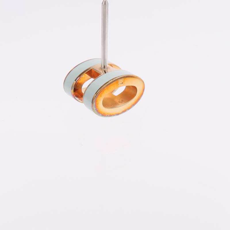 HERMES 金屬Mini Pop H耳環-4
