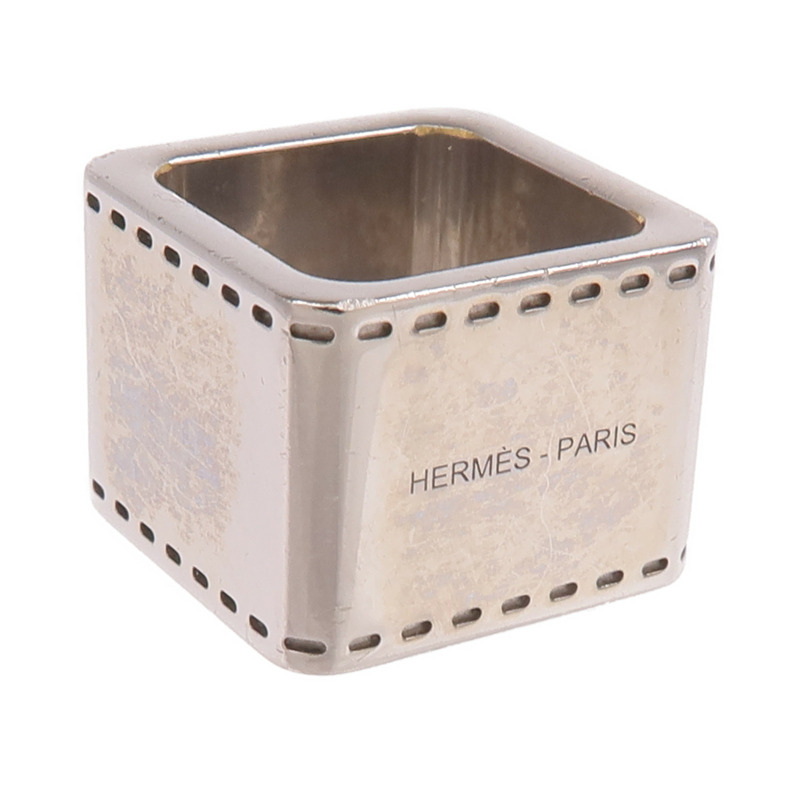 HERMES 925純銀Scarf Ring絲巾扣-8