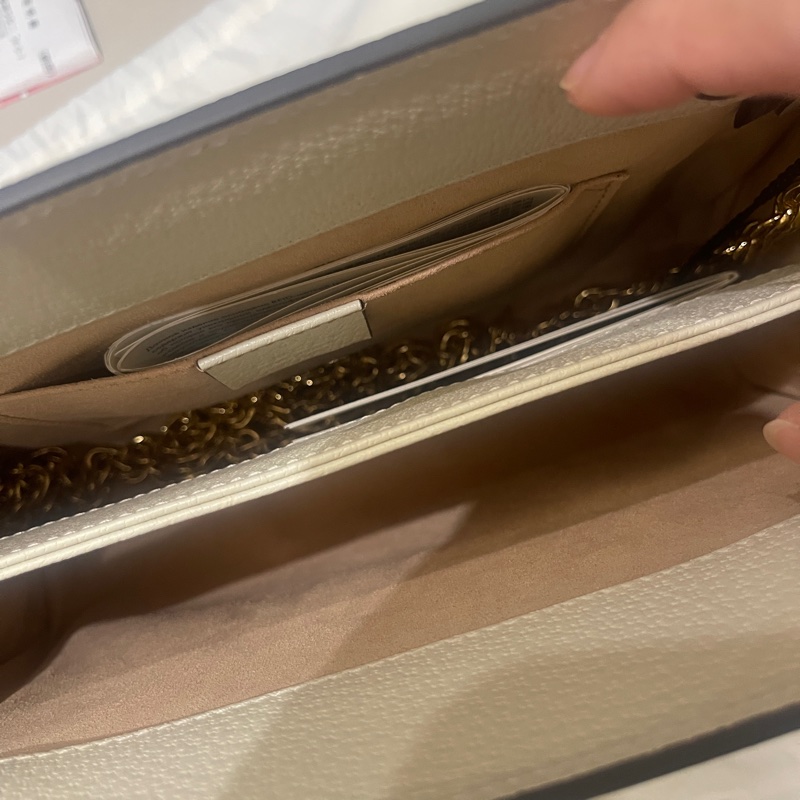 Gucci Ophidia 奶油白肩背包-2