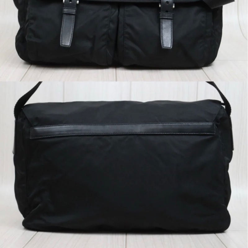 「JL精品代購」9新 Prada 郵差包-3