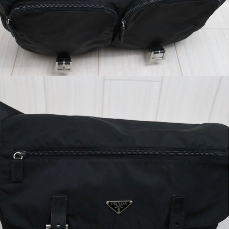 「JL精品代購」9新 Prada 郵差包-16