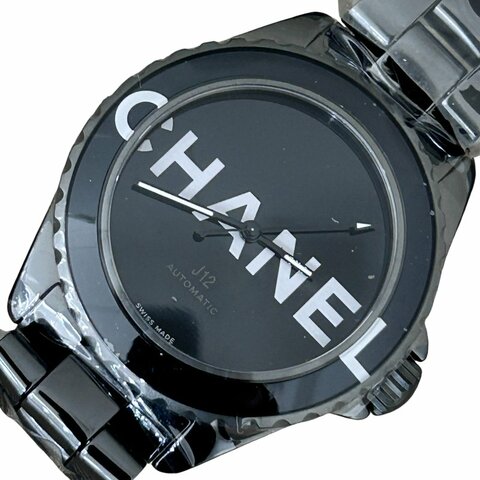 CHANEL 香奈兒 J12 WANTED DE CHANEL 38MM 自動腕錶 高科技精密陶瓷 黑面盤
