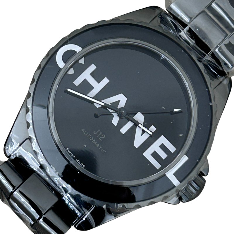 CHANEL 香奈兒 J12 WANTED DE CHANEL 38MM 自動腕錶 高科技精密陶瓷 黑面盤-0