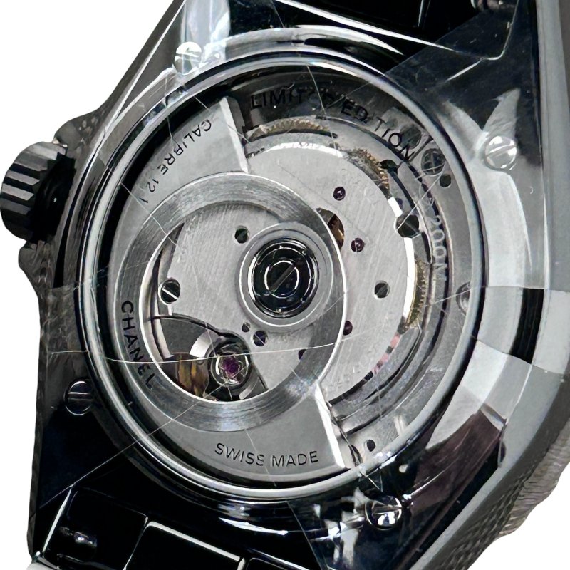 CHANEL 香奈兒 J12 WANTED DE CHANEL 38MM 自動腕錶 高科技精密陶瓷 黑面盤-1