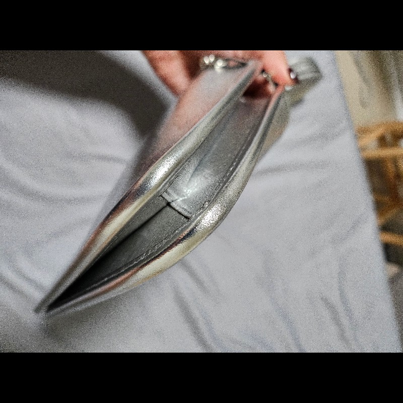 gucci銀色金屬肩揹包 腋下包-18