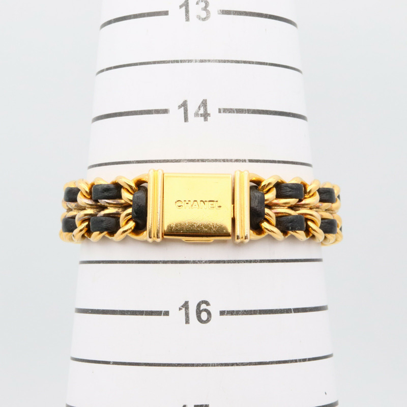 黑色錶盤 皮革鍊帶 Premiere M 腕錶【CHANEL 香奈兒】 H0001-5