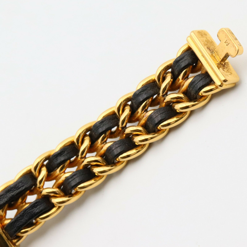 黑色錶盤 皮革鍊帶 Premiere M 腕錶【CHANEL 香奈兒】 H0001-7