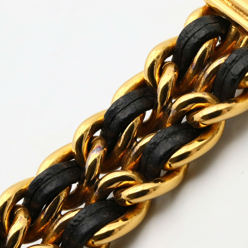 黑色錶盤 皮革鍊帶 Premiere M 腕錶【CHANEL 香奈兒】 H0001-8