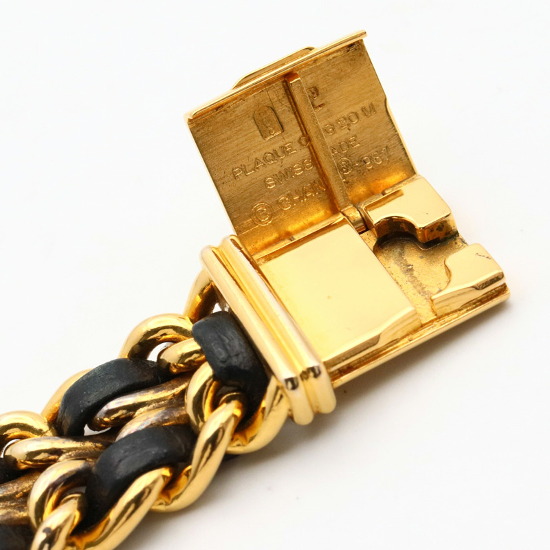 黑色錶盤 皮革鍊帶 Premiere M 腕錶【CHANEL 香奈兒】 H0001-9
