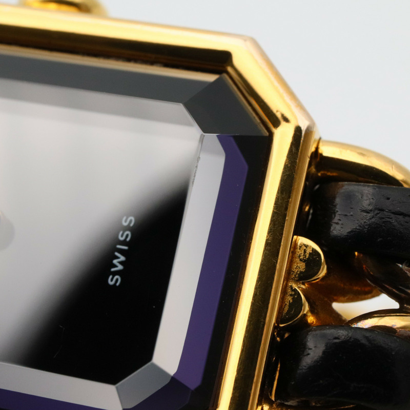 黑色錶盤 皮革鍊帶 Premiere M 腕錶【CHANEL 香奈兒】 H0001-11