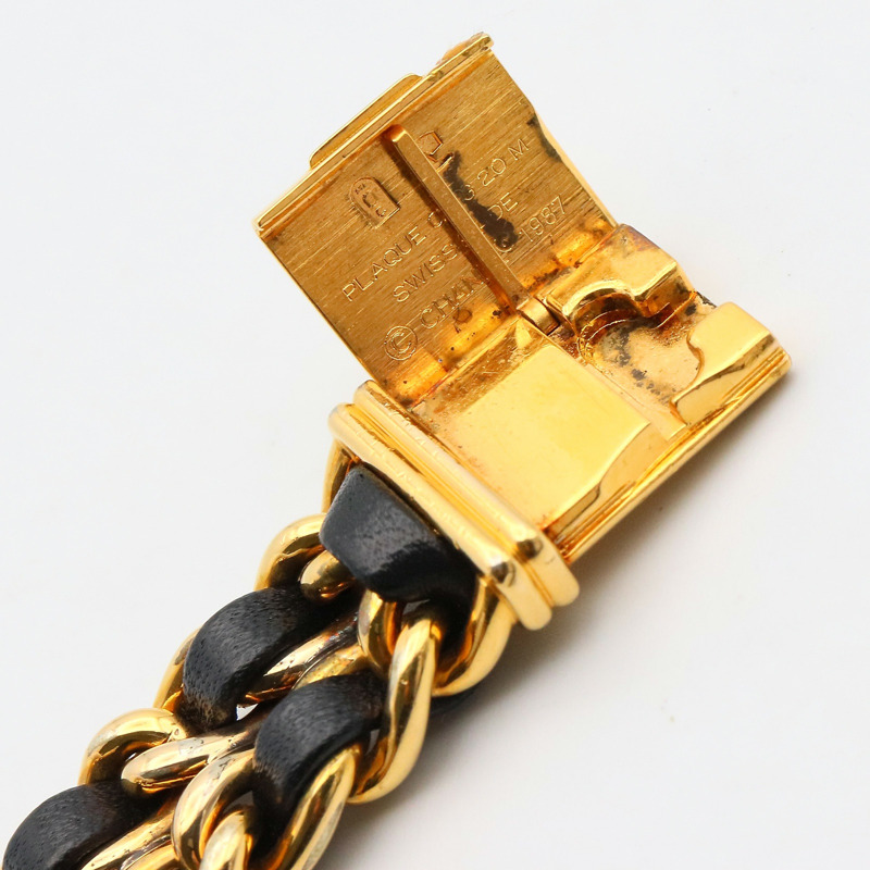 黑色錶盤 皮革鍊帶 Premiere L 腕錶【CHANEL 香奈兒】 H0001-11