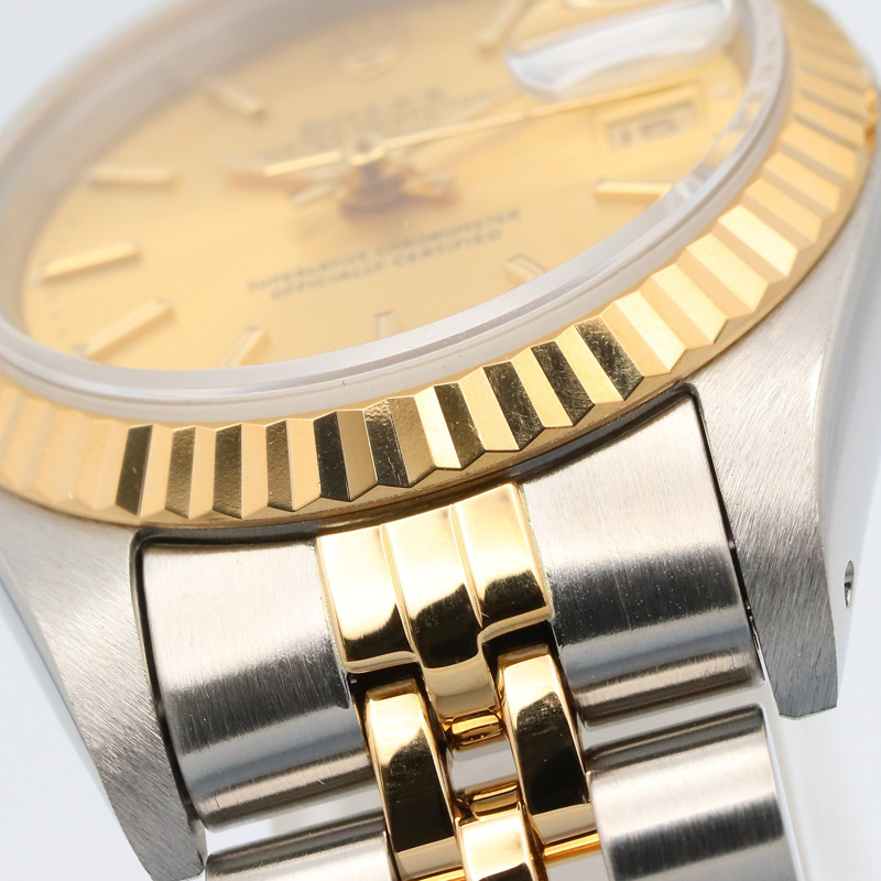 香檳色錶盤 不鏽鋼 18K黃金 Lady Datejust 26 腕錶【ROLEX 勞力士】 69173-8