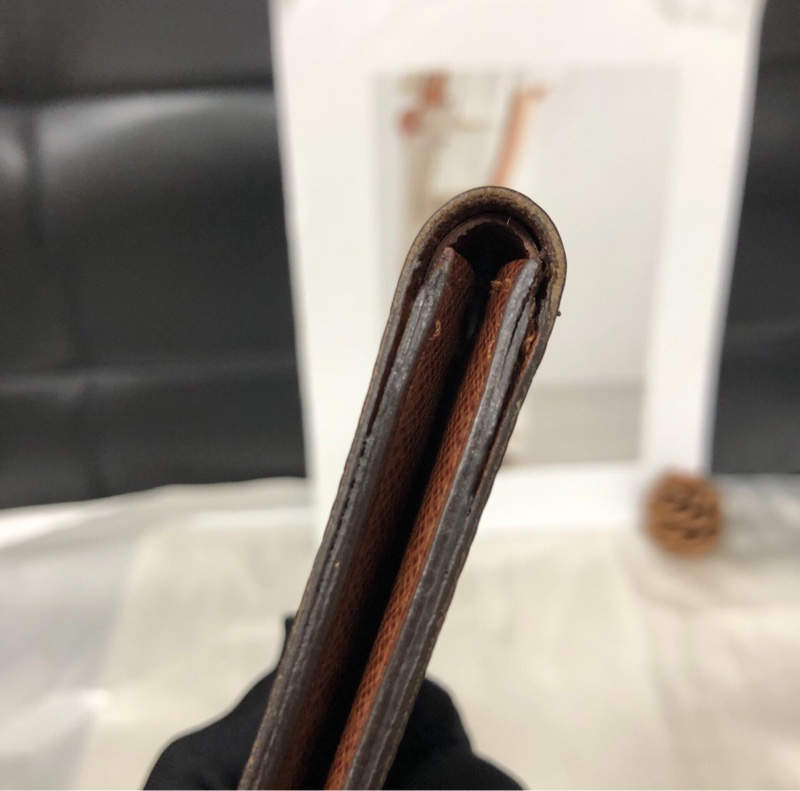 【性價比超高❗️經典老花✨】LV老花短款折疊錢包-4