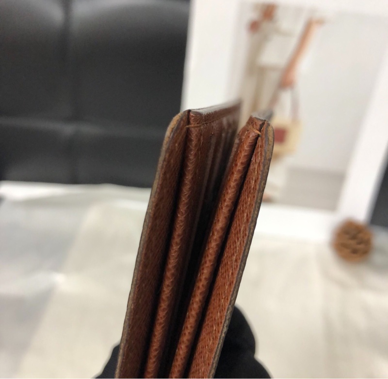 【性價比超高❗️經典老花✨】LV老花短款折疊錢包-5