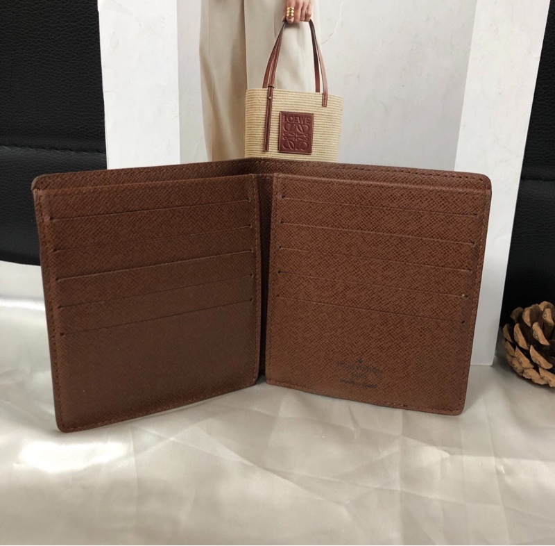 【性價比超高❗️經典老花✨】LV老花短款折疊錢包-7