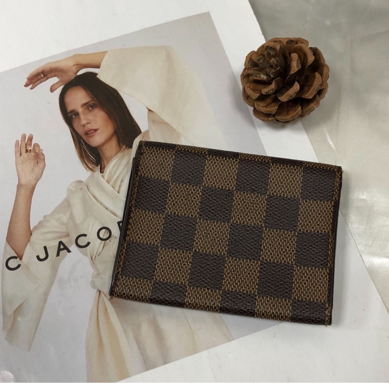 【性價比超高✨全網最低價🥰】LV 棕色棋盤格Damier短款｜折疊錢包｜卡包｜零錢包-1