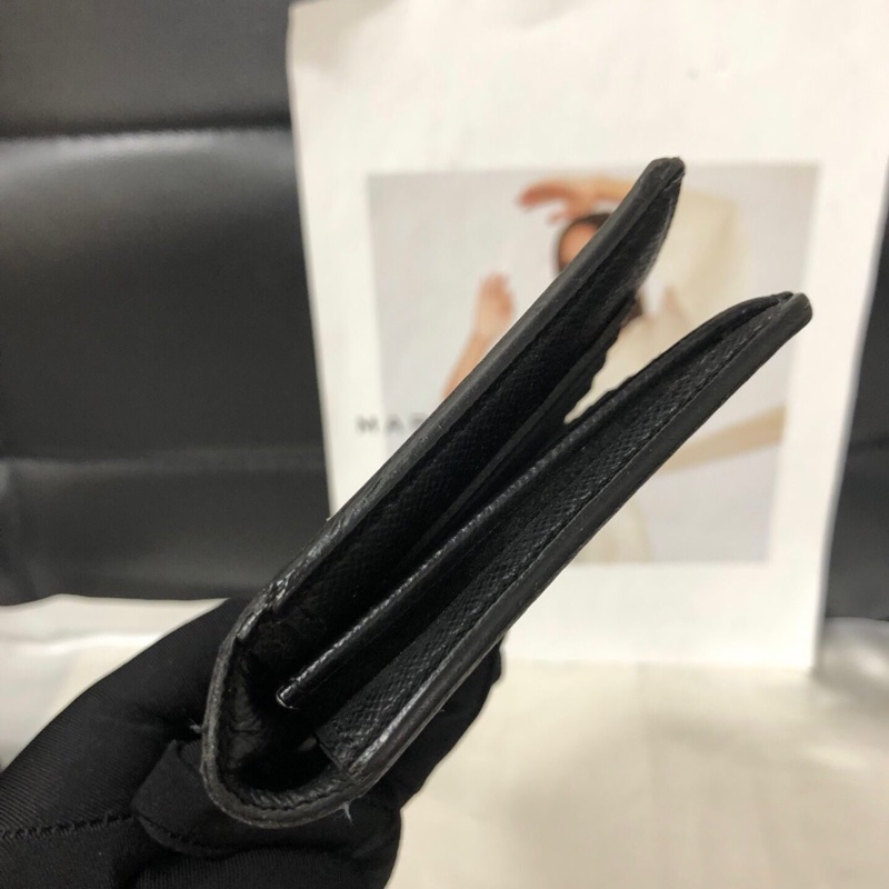 【經典型格👍🏻性價比極高✨全網最低價】LV Damier黑棋盤格長款對折錢包-4