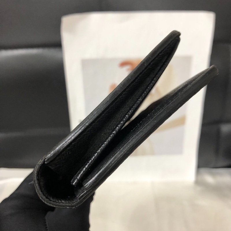 【經典型格👍🏻性價比極高✨全網最低價】LV Damier黑棋盤格長款對折錢包-5