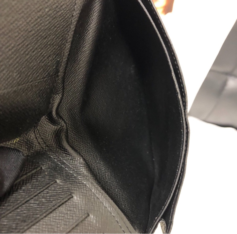 【經典型格👍🏻性價比極高✨全網最低價】LV Damier黑棋盤格長款對折錢包-7