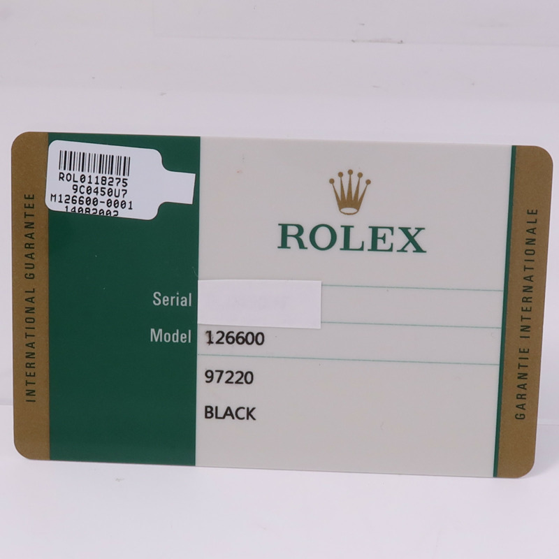 ROLEX Sea Dweller 126600-13