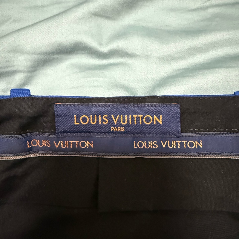 Louis Vuitton blue split hem pants 42 長褲-5